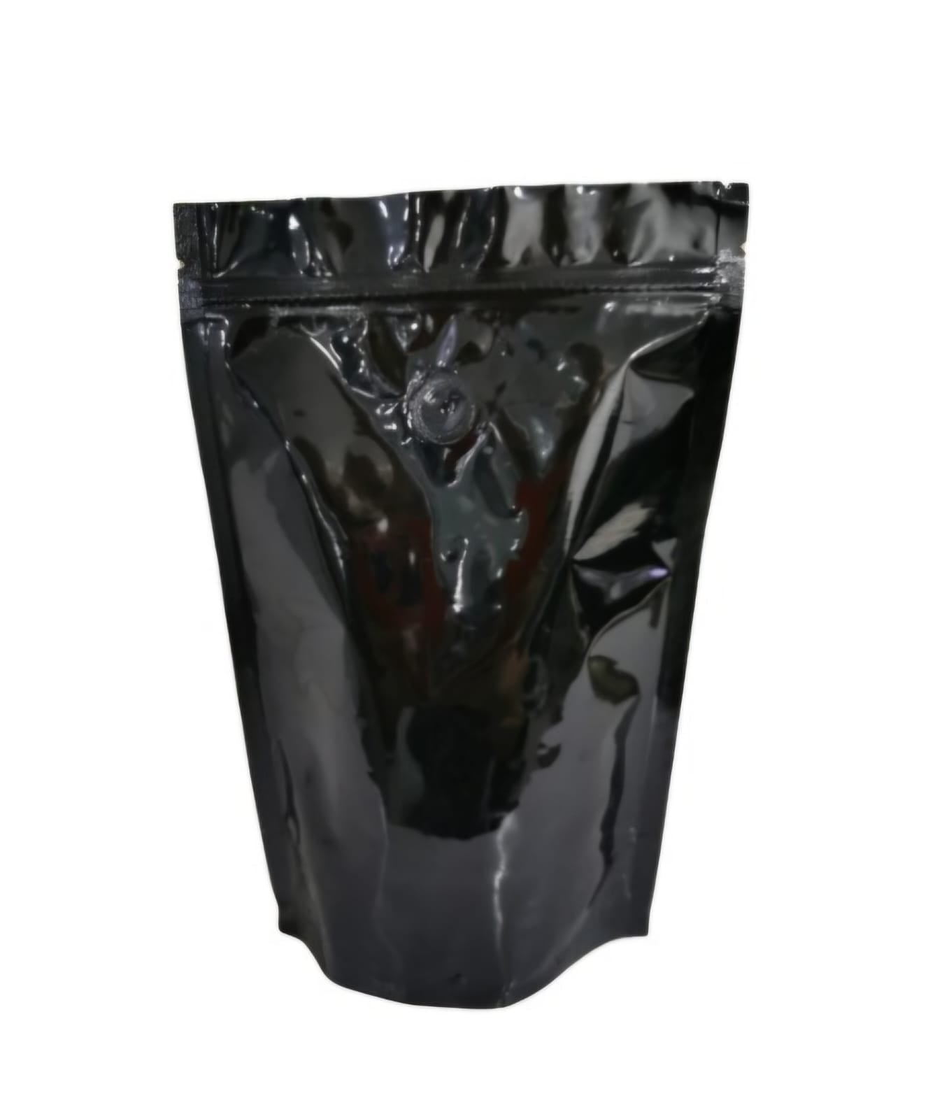 Bolsa flex up Negra con zipper y válvula x 50 Unidades