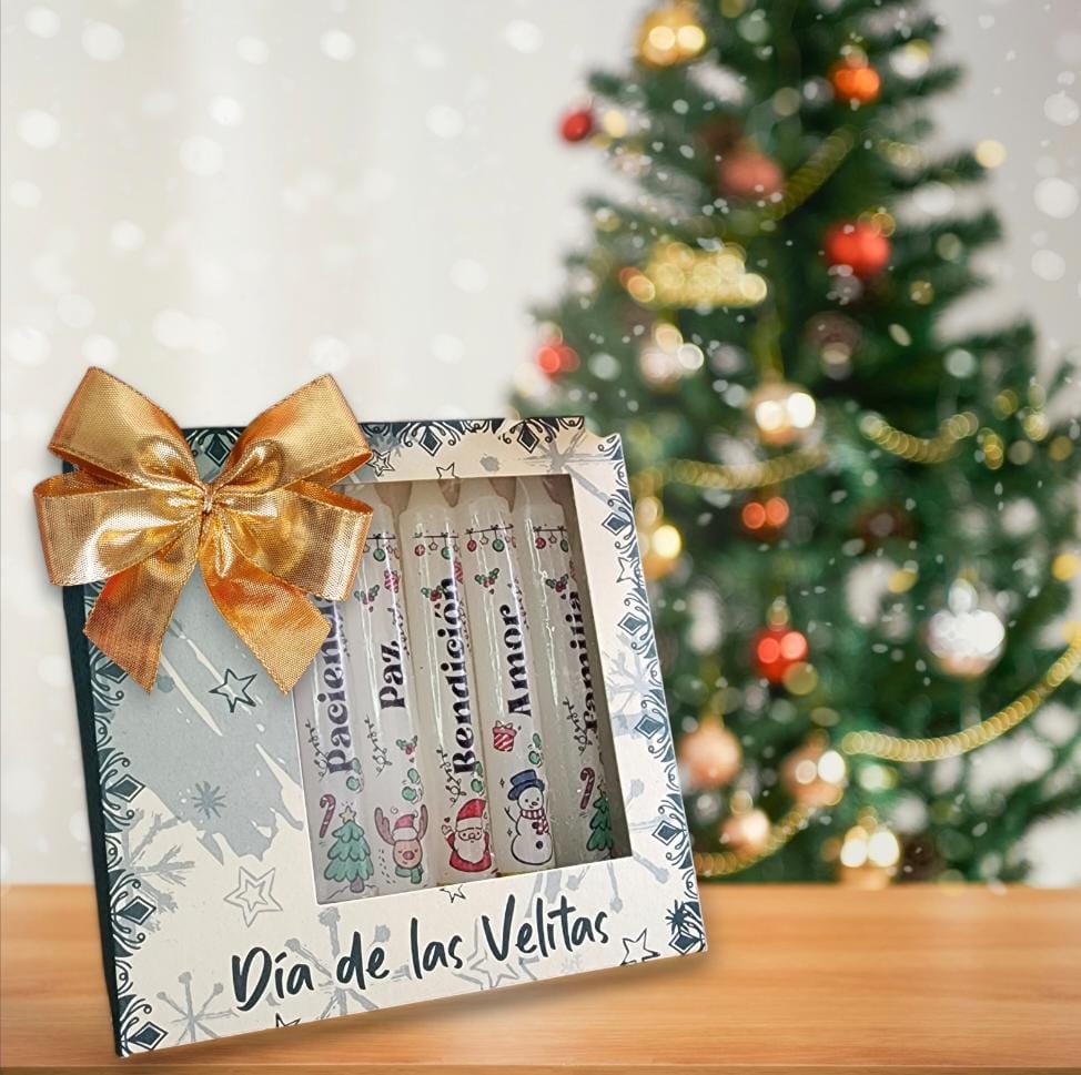 Caja velas verde x 12 unidades