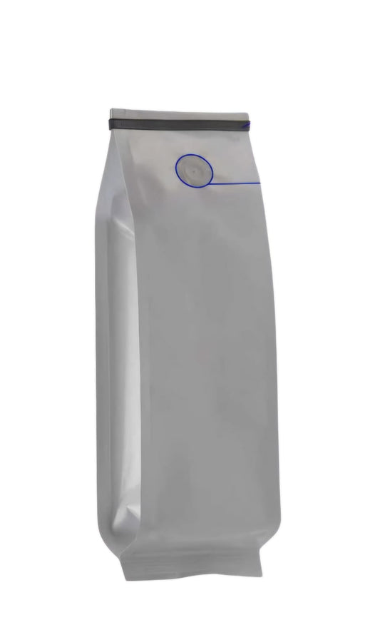 Bolsa Flow Pack 250 gr Calibre 100 micras Blanco Mate 10 x 24 cm x 50 Unidades