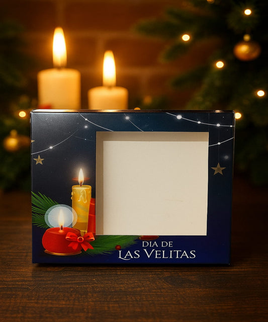 Caja velas azul x 12 unidades