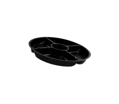 AL-204 Base Empaque Circular 5 Cavidades Tapa plana x 25 unidades