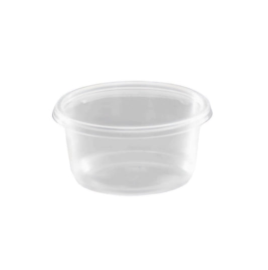 Tarrina Traslucida postre 8 onz x 50 unidades