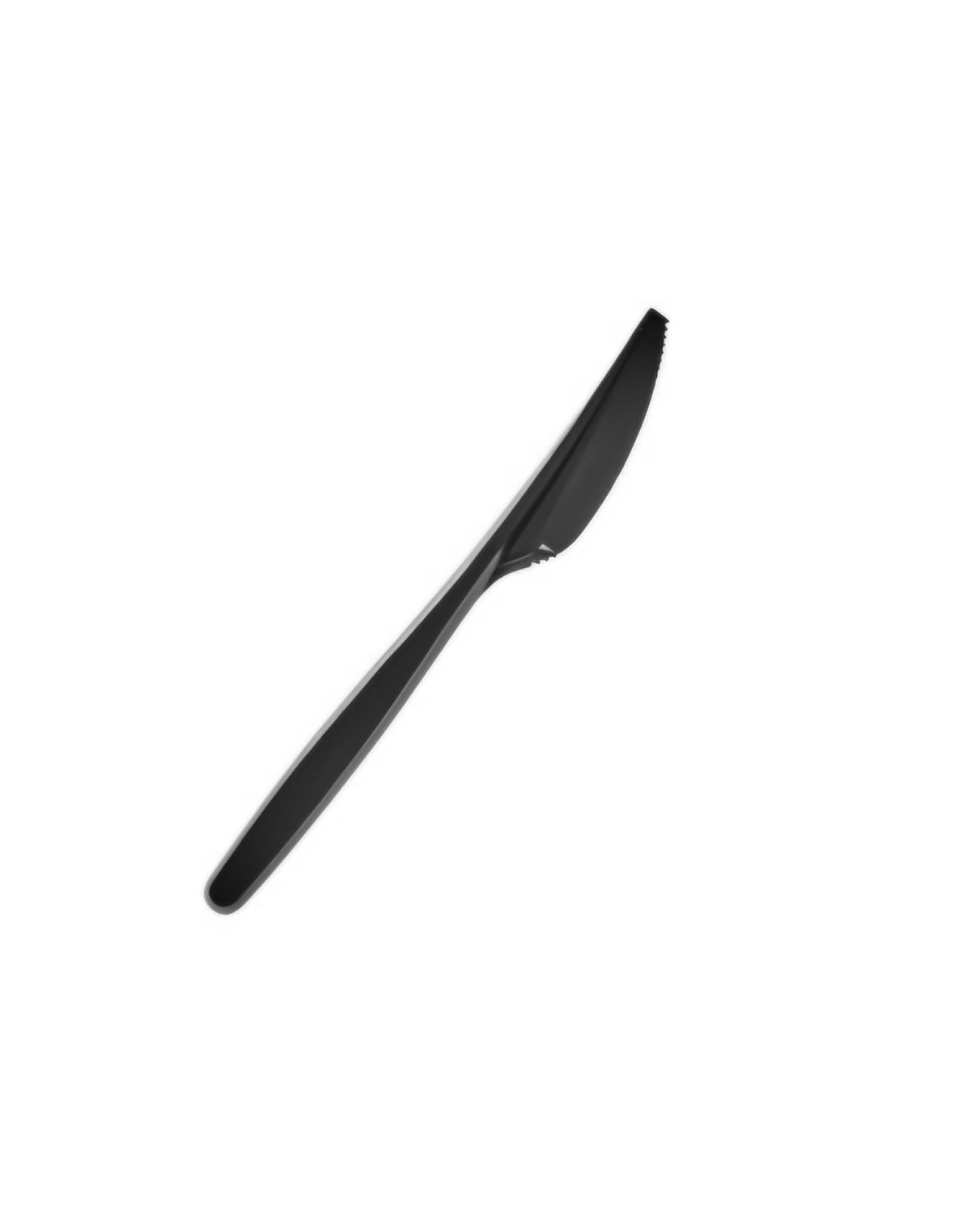 Tenedor, Cuchillos y Cucharas Negro Darnel Termoformadas x 50/100 unidades