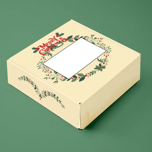 Caja Para  Velas con Ventana 15 x 12 x 3cms x25 Unidades